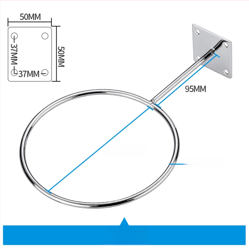 Suport de perete din fier pentru mingi, cârlig unic, design modern minimalist, încărcare maximă 5 kg, potrivit pentru mingi de baschet și fotbal