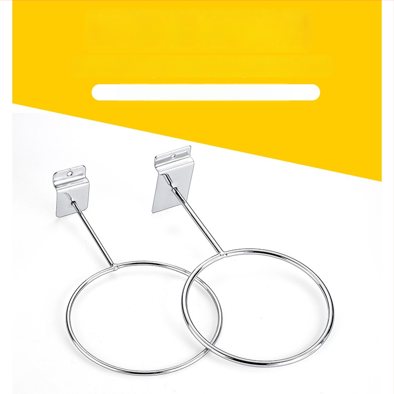 Lijian Suport metal pentru mingi, cârlig unic, design modern minimalist, capacitate 5 kg