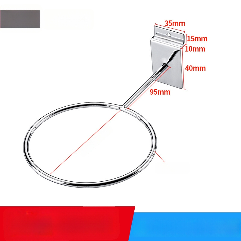 Lijian Suport metal pentru mingi, cârlig unic, design modern minimalist, capacitate 5 kg