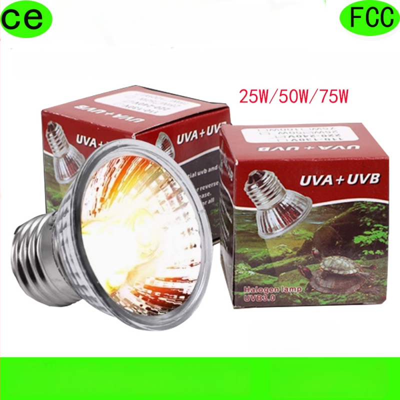 Akvarijska grijaća lampa s UVA/UVB svjetlom za sunčanje kornjača i kalcijev dodatak
