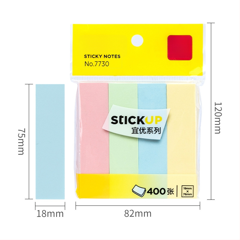 Deli лепящи бележки, готови за залепване, 45 г, хартия; минимална поръчка 1