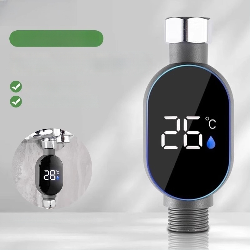 Kućni tuš LED termometar za vodu, 1/2 inča, univerzalno prema nacionalnom standardu, novi pametni mjerač temperature za dječje kupanje