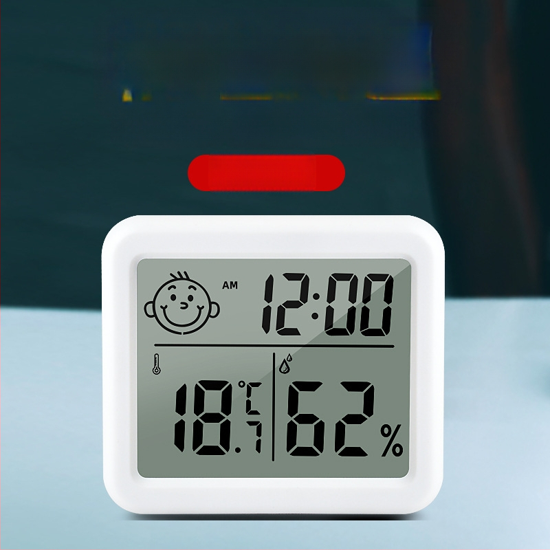 CX-0813 термометър и хигромер с памет, голям LCD дисплей, захранван с CR2032, подходящ за дом, офис или работилница