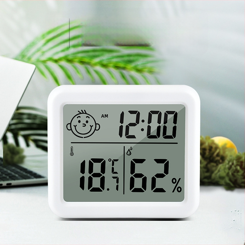 CX-0813 термометър и хигромер с памет, голям LCD дисплей, захранван с CR2032, подходящ за дом, офис или работилница