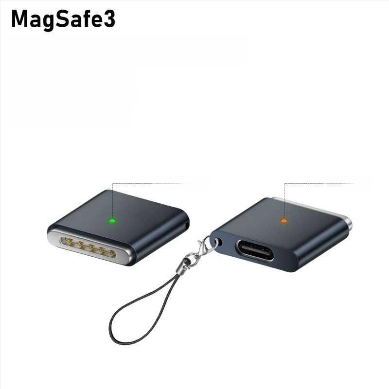 Emmons Type-C към MagSafe 3/2 магнитен адаптер за MacBook Pro/Air, модел C женски към MagSafe3