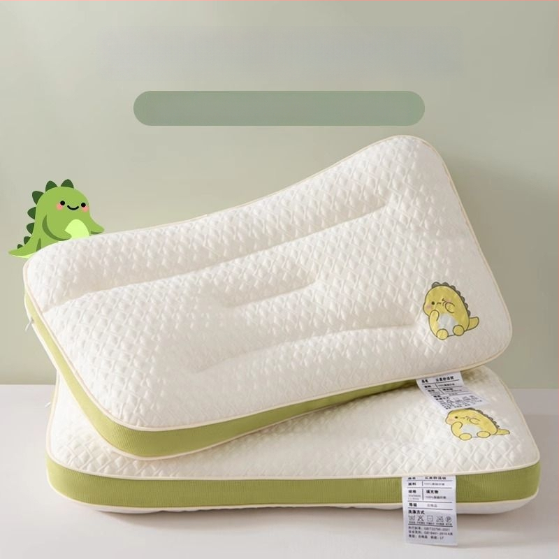 Μαξιλάρι ύπνου για παιδιά με στήριξη αυχένα, ορθογώνιο, γέμισμα πολυεστερική ίνα, κάλυμμα συνθετικού υφάσματος