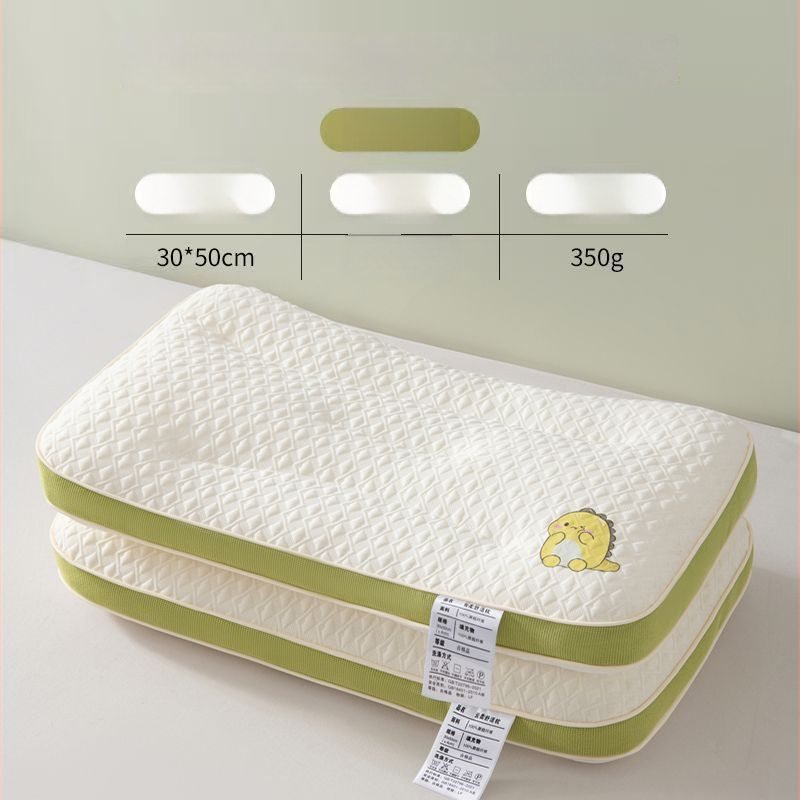 Μαξιλάρι ύπνου για παιδιά με στήριξη αυχένα, ορθογώνιο, γέμισμα πολυεστερική ίνα, κάλυμμα συνθετικού υφάσματος