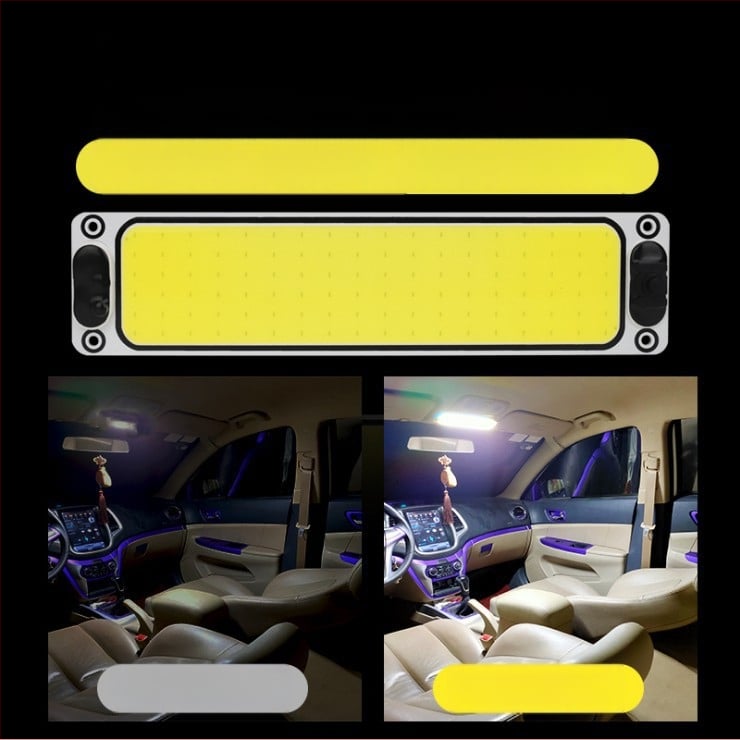 24V LED svjetlo za kabinu kamiona – dugi interijerni svjetlosni panel na krovu, svjetlo za vožnju unatrag, COB LED, aluminijsko kućište