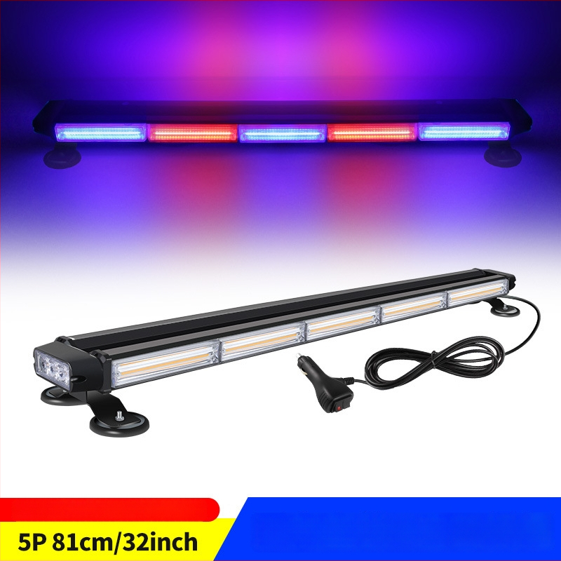 Automobilsko COB krovo LED svjetlo - četverostrano upozoravajuće LED svjetlo, 12-24V, 66W, model 314-5