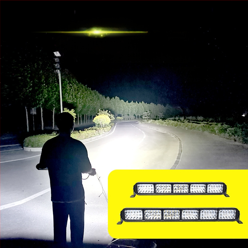 Automobilski LED prožektor u obliku trake — daljinski upravljač, strob, univerzalno napajanje 12–60V, 1 LED izvor svjetla