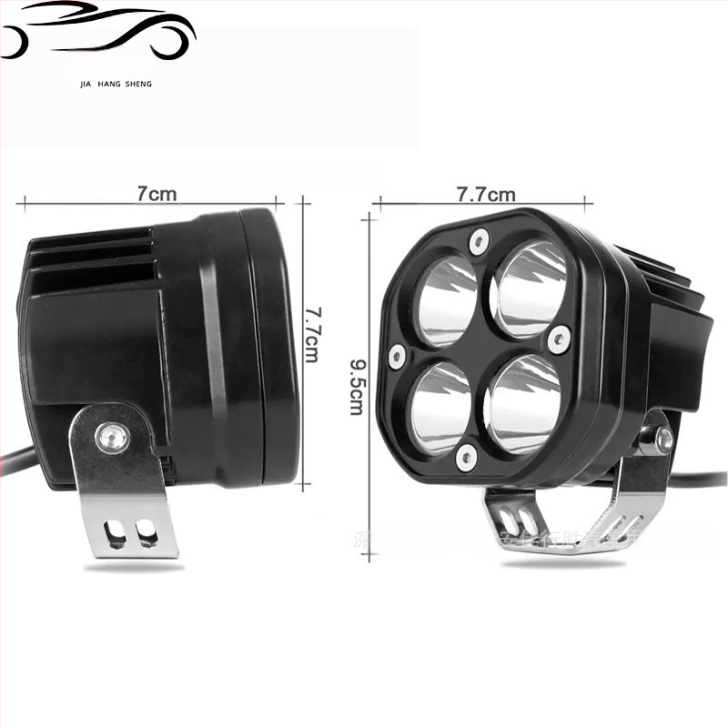 Motocikl LED reflektor Four-Leaf Clover, 40W, 12V, 6000 lm, 50000 sati
