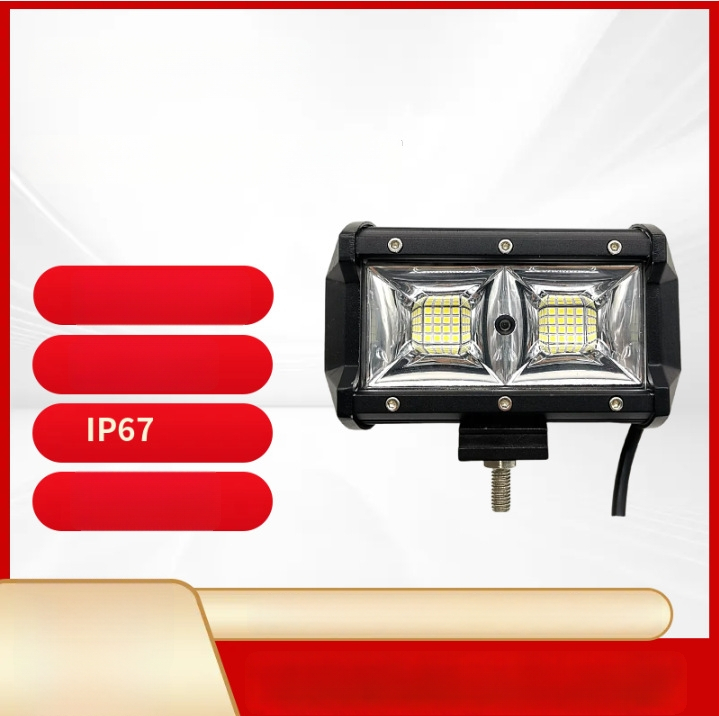 96W LED radno svjetlo za automobil – trostruki snop, dugački trak, 32 LED, 10-30V, aluminijsko kućište