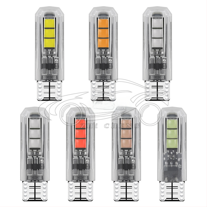 Automobilsko LED indikator svjetla, T10-3030-6SMD, 12V, 1.8W, 0.15A, Plastic+PCB, Prism Lens