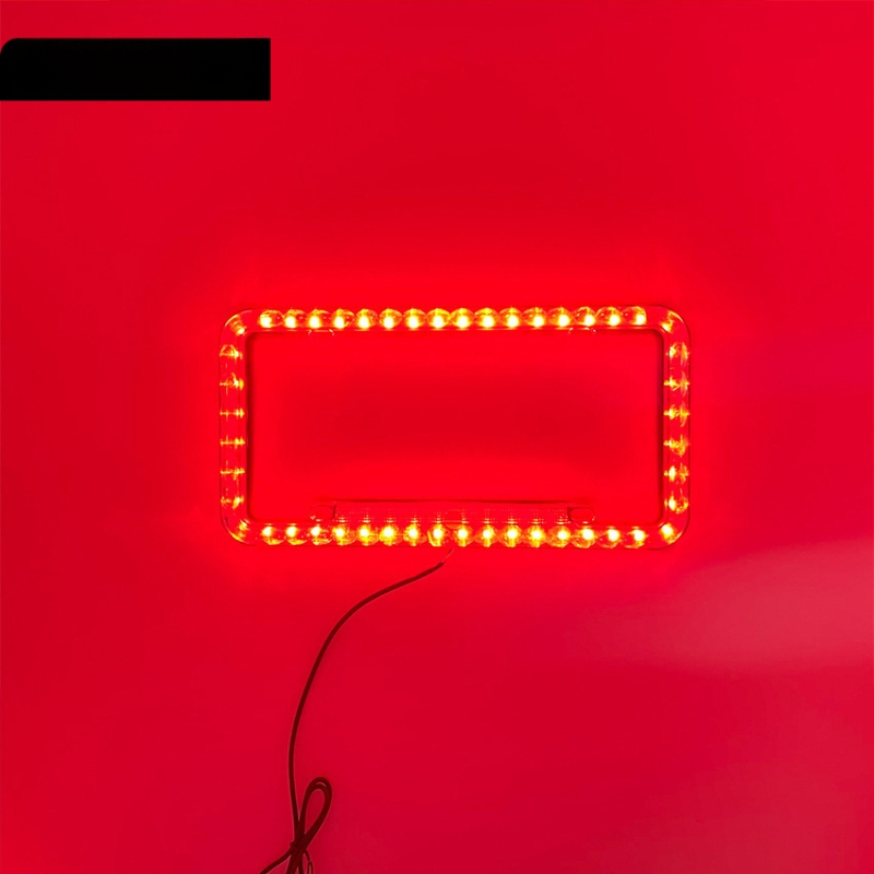 LED svjetlo za registarsku pločicu sa okvirom, 12V, ABS, 315×160 mm, 4000–6500K, 0.6W, 50 000 h, američko-latinska standard, višenamjensko svjetlo pločice