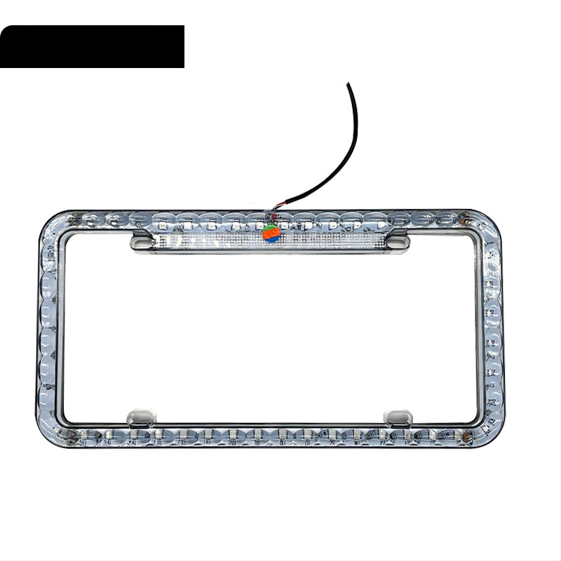 LED svjetlo za registarsku pločicu sa okvirom, 12V, ABS, 315×160 mm, 4000–6500K, 0.6W, 50 000 h, američko-latinska standard, višenamjensko svjetlo pločice