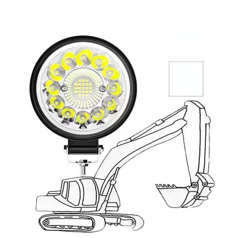 LED plafonska svjetiljka za bager, difuzno svjetlo na ramenu, vodootporno i otporno na udarce, 12–24V univerzalno