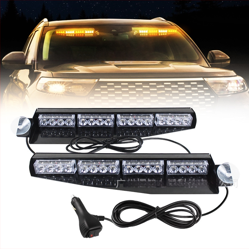 32 LED traka za sunčanu zaštitu u unutrašnjosti automobila – svjetlo za nužno upozorenje