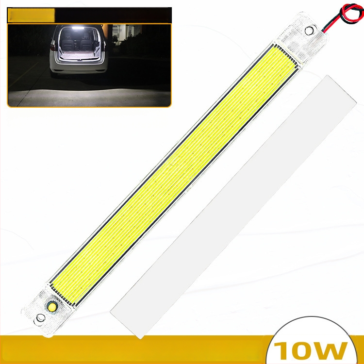 12-24V COB LED panel za unutarnje osvjetljenje vozila, 84 LED, visoka svjetlina, tanak profil s poklopcem, za modifikacije automobila i kamiona