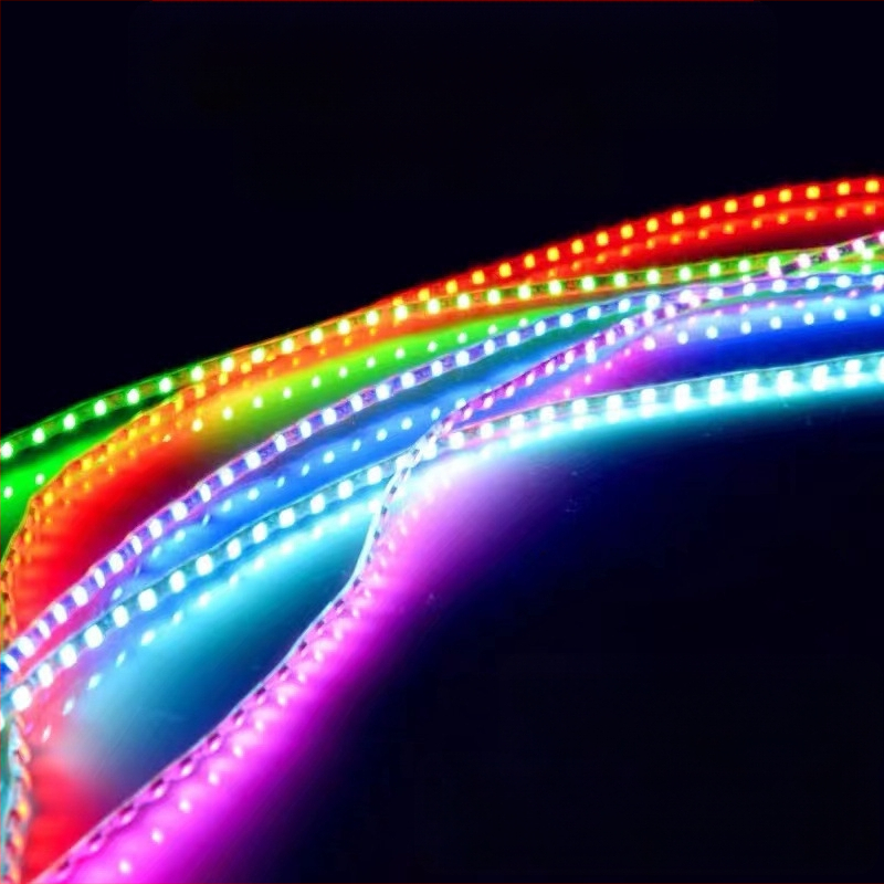 12V LED dekorativna traka za skuter s učinkom duhog plamena, učinkom vodnog toka i fleksibilnom LED trakom