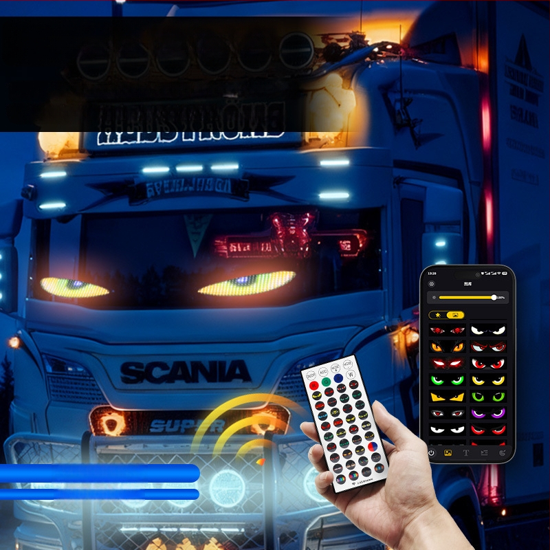 LED svjetlo Dijabovog oka za kamione s dinamičkim fleksibilnim LED zaslonom i ultratankim zaslonom na prozoru automobila