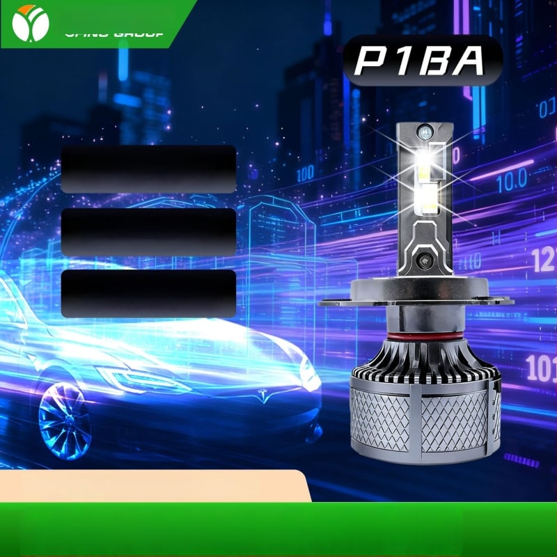 Yu Xinfeng LED auto far H4, 65W, dvostruka bakrena cijev, integrirana daleka i bliska svjetla, univerzalna kompatibilnost, IP68, 4500 lm, DC12-24V