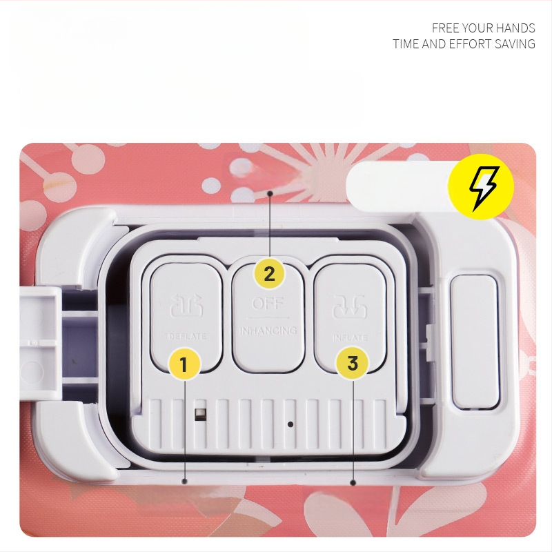 Anbelstyle Αυτόνομο φουσκωτό εξωτερικό μονόδιπλωτό καναπές-ανάπαυση με ηλεκτρική αντλία αέρα, PVC+flocking, μέγιστο φορτίο 150 kg