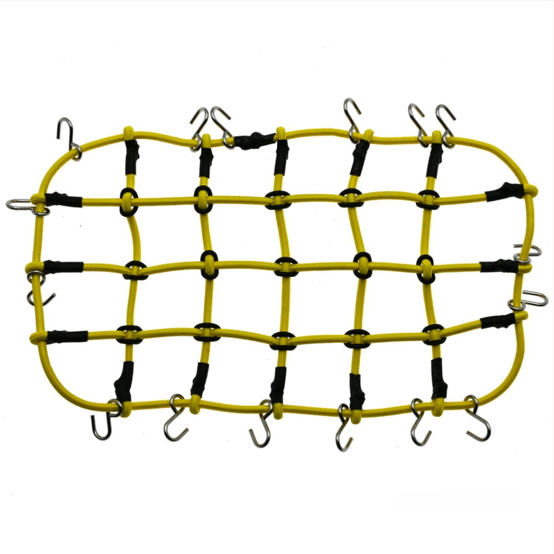 Δ90 1:10 Δίκτυο αποσκευών οροφής – καουτσούκ σχοινί, εξαρτήματα διακόσμησης μοντέλου, τροποποίηση DIY, μεγάλο και μικρό δίχτυ, συναρμολόγηση