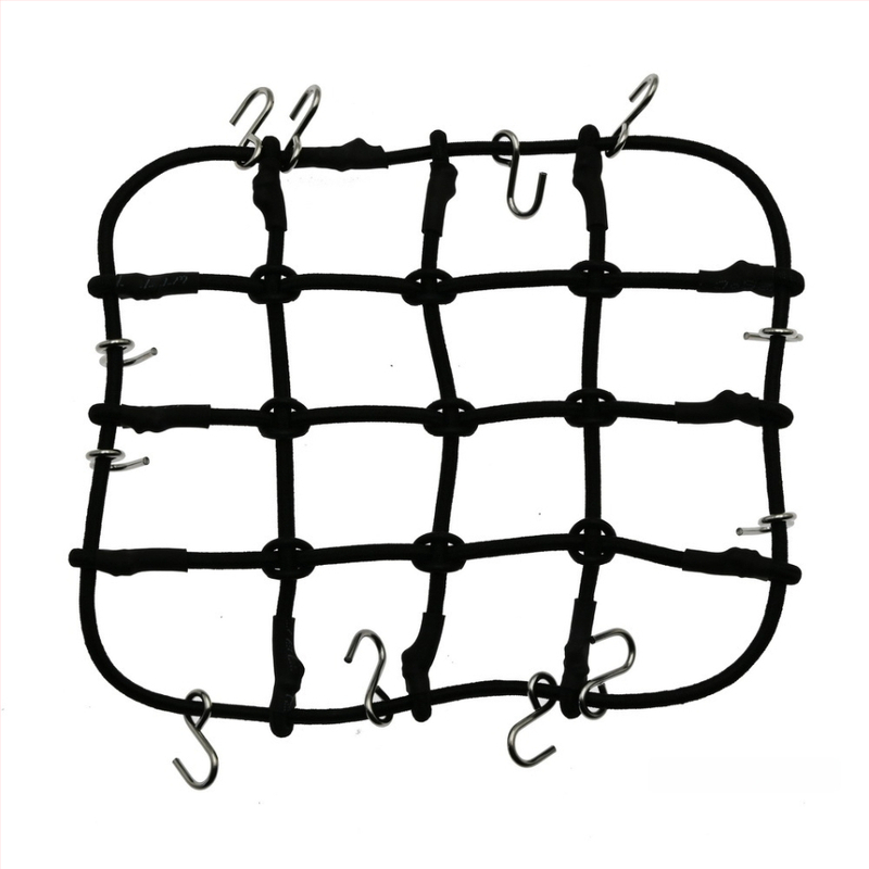 Δ90 1:10 Δίκτυο αποσκευών οροφής – καουτσούκ σχοινί, εξαρτήματα διακόσμησης μοντέλου, τροποποίηση DIY, μεγάλο και μικρό δίχτυ, συναρμολόγηση