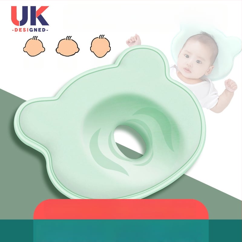 Βρεφικό μαξιλάρι διαμόρφωσης κεφαλιού με γέμισμα memory cotton, 80D; κύριος ιστός: βαμβάκι