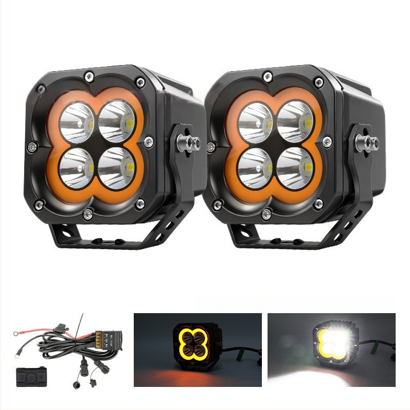 LED reflektor za off-road vozila, 220W, IP68, vodootporan, 12-48V, univerzalni prednji reflektor