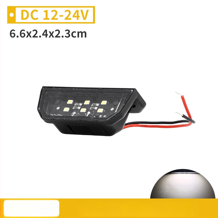 Svjetlo za registracijsku pločicu kamiona i prikolice DC12-24V – dvostruka red LED, visoka svjetlina, vodootporno bočno svjetlo za signaliziranje