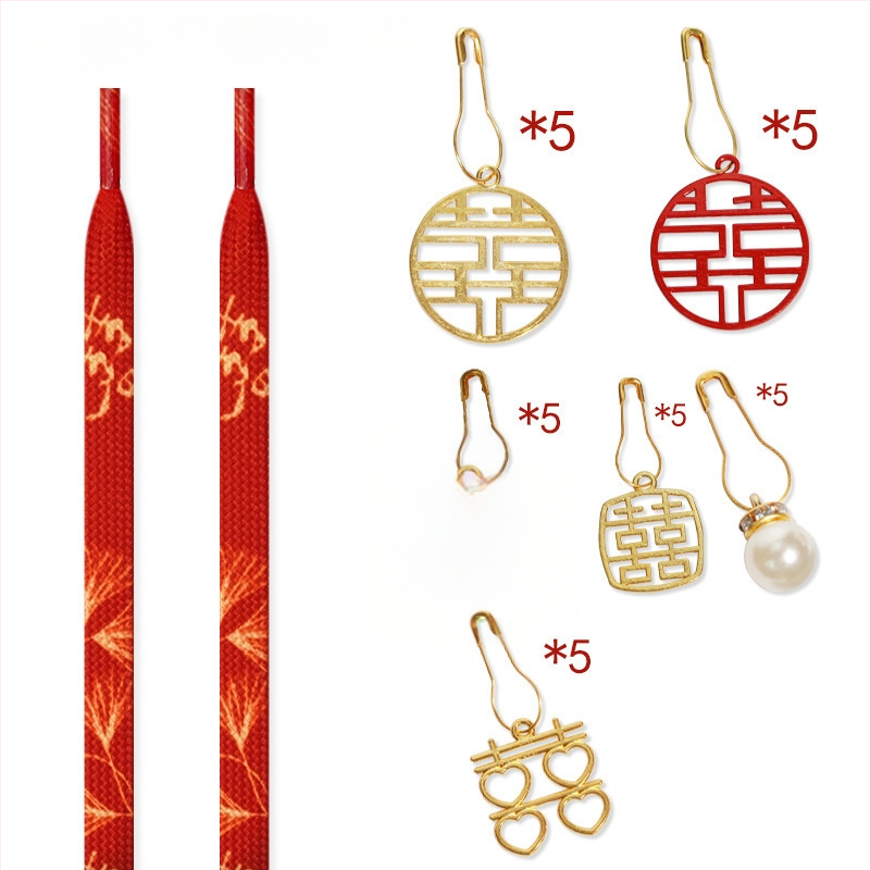 Κορδόνι κάνναβης για αθλητικά παπούτσια, μοντέλο 123, διακόσμηση γάμου σε στυλ Σιου-χε, με διακοσμητικό κόμπο, κανονικού μήκους