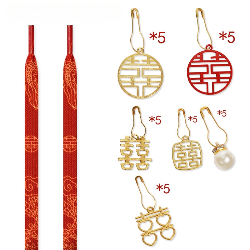 Κορδόνι κάνναβης για αθλητικά παπούτσια, μοντέλο 123, διακόσμηση γάμου σε στυλ Σιου-χε, με διακοσμητικό κόμπο, κανονικού μήκους