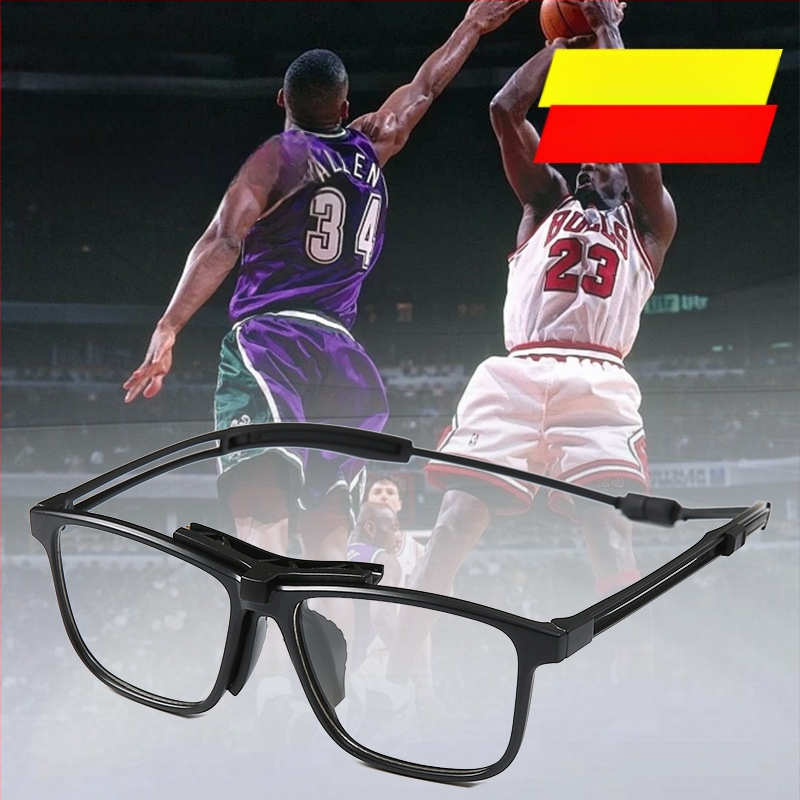 Védő sport szemüveg mágneses kerettel futáshoz, kerékpározáshoz, kosárlabdához, futballhoz és tollaslabdához – TR anyag, teljes keret, modell TR9016