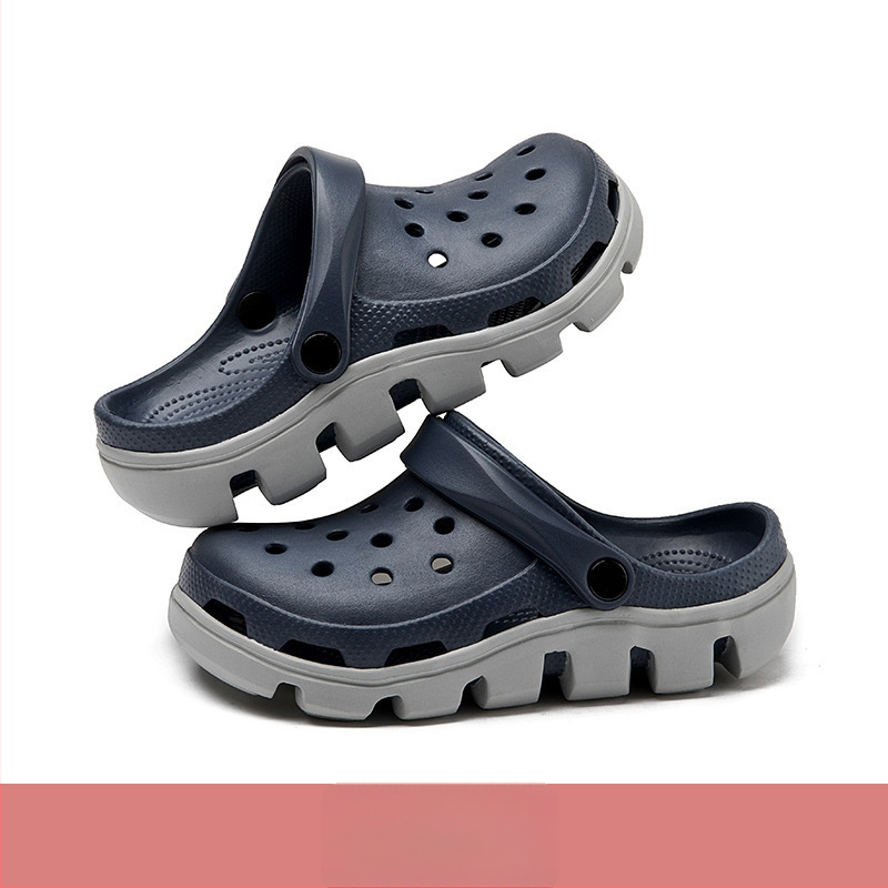 Légáteresztő EVA szandál vastag talppal, csat-zárású, EVA felsőrész