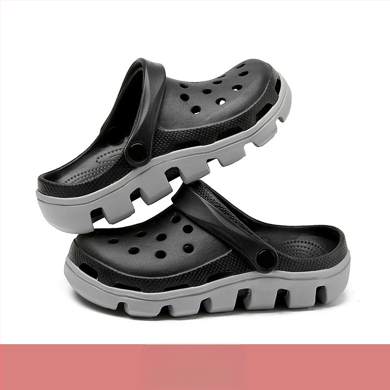 Légáteresztő EVA szandál vastag talppal, csat-zárású, EVA felsőrész