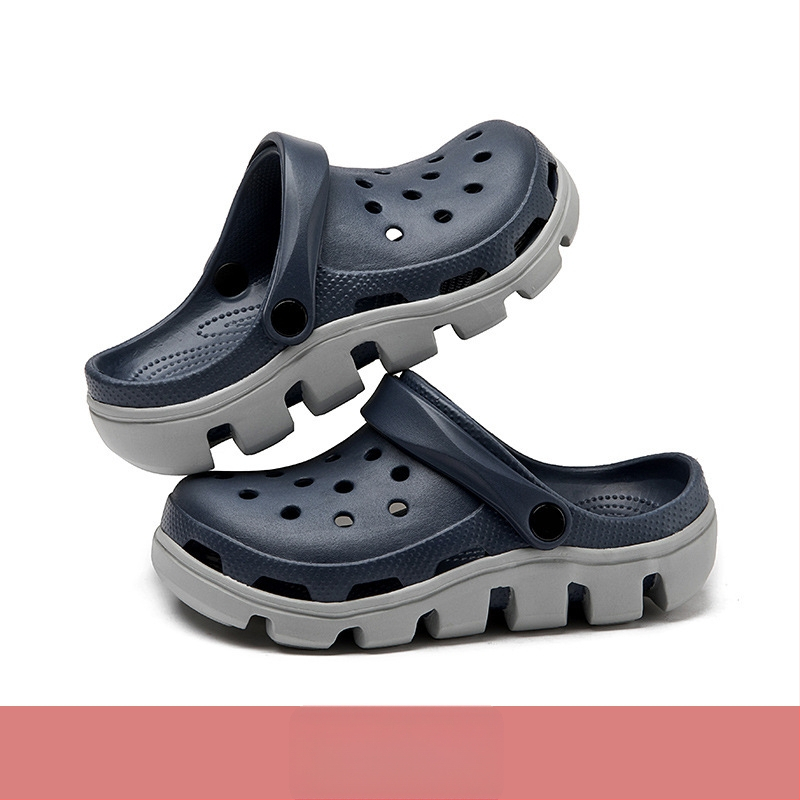 Légáteresztő EVA szandál vastag talppal, csat-zárású, EVA felsőrész