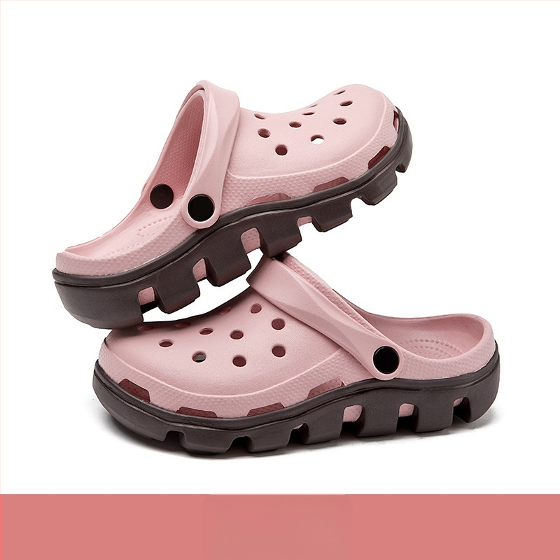 Légáteresztő EVA szandál vastag talppal, csat-zárású, EVA felsőrész