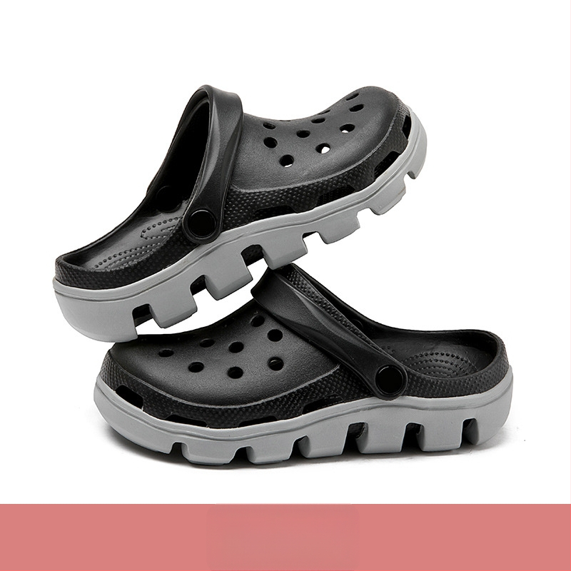 Légáteresztő EVA szandál vastag talppal, csat-zárású, EVA felsőrész