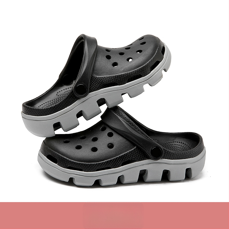 Légáteresztő EVA szandál vastag talppal, csat-zárású, EVA felsőrész