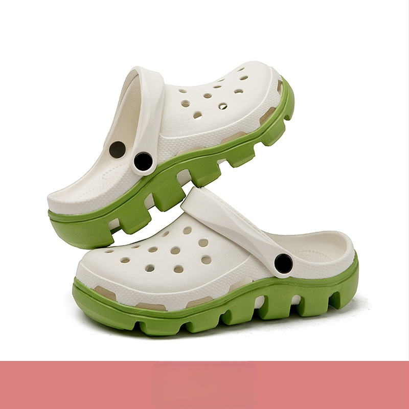 Légáteresztő EVA szandál vastag talppal, csat-zárású, EVA felsőrész