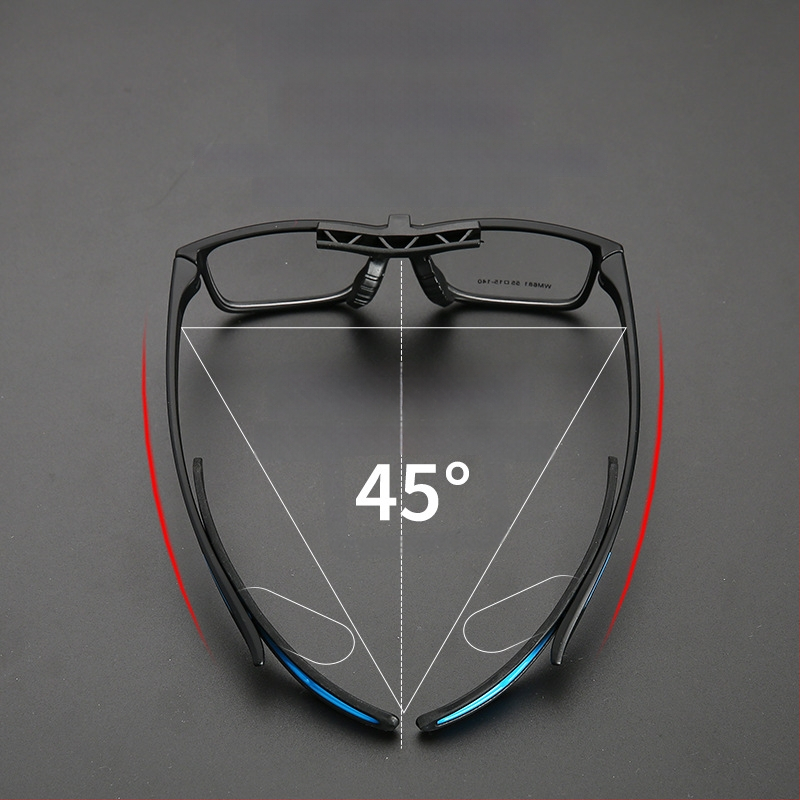 Unisex kültéri sport szemüveg, páramentes, kompatibilis myopia-lencsékkel és robbanásbiztos védő szemüveg keret, futball/kosárlabda TR903