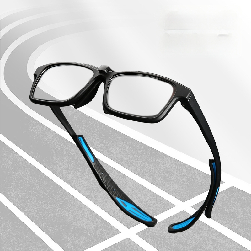 Unisex kültéri sport szemüveg, páramentes, kompatibilis myopia-lencsékkel és robbanásbiztos védő szemüveg keret, futball/kosárlabda TR903