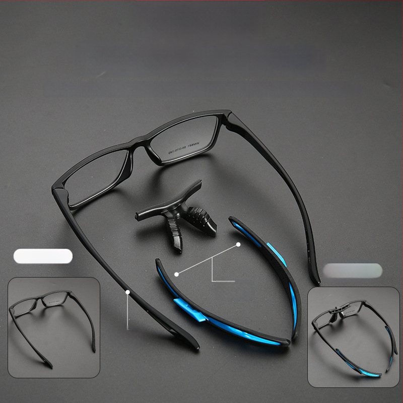 Unisex kültéri sport szemüveg, páramentes, kompatibilis myopia-lencsékkel és robbanásbiztos védő szemüveg keret, futball/kosárlabda TR903