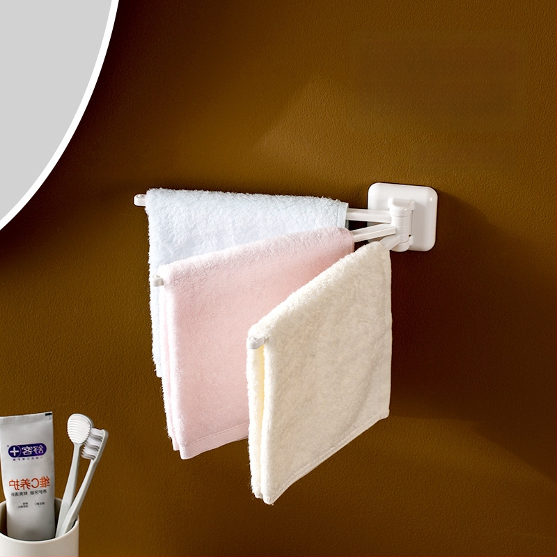 FaSoLa suport prosoape montat pe perete, rotativ, fără găuri, ABS