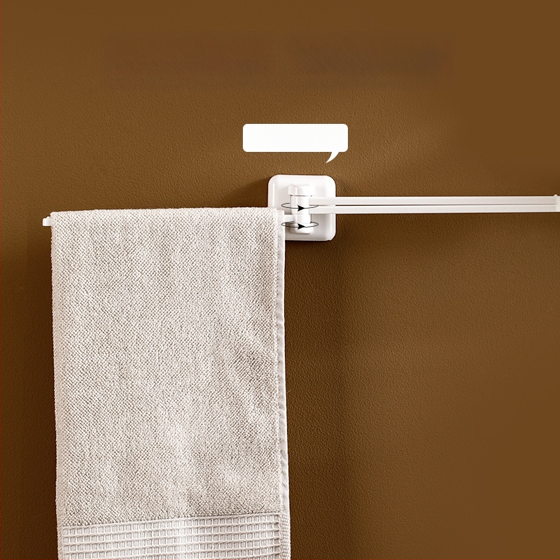 FaSoLa suport prosoape montat pe perete, rotativ, fără găuri, ABS