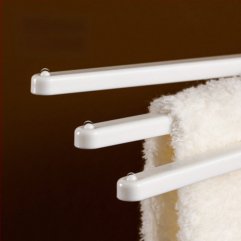 FaSoLa suport prosoape montat pe perete, rotativ, fără găuri, ABS