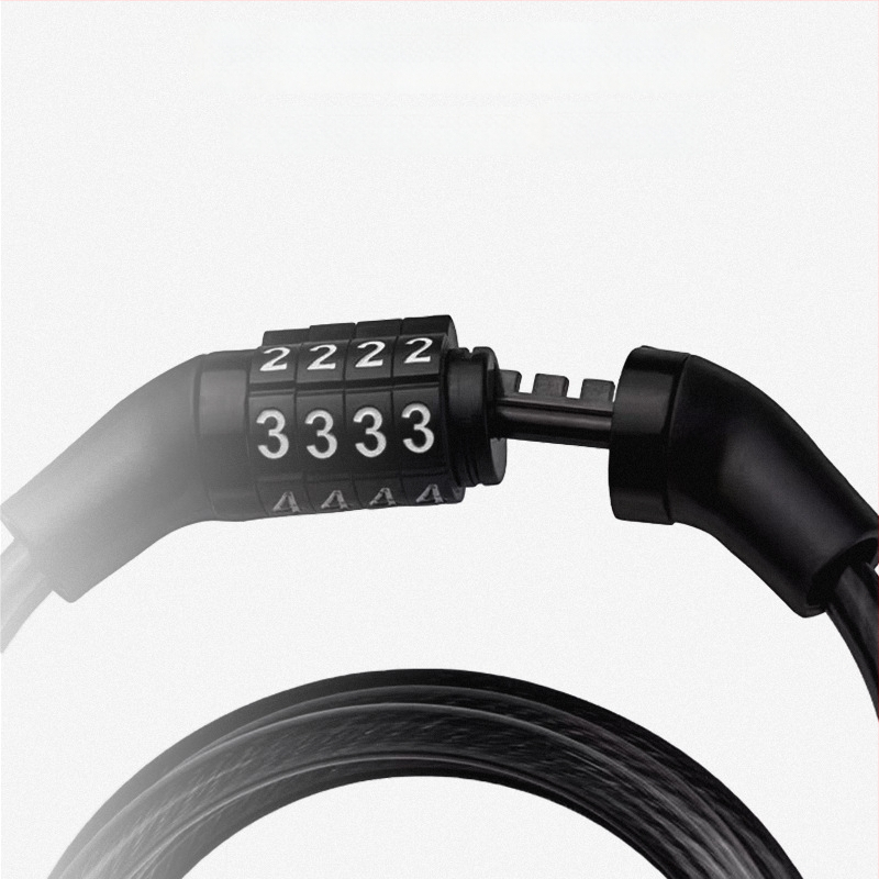 Zhiwei Katanac za bicikl s lozinkom – prijenosni kabel za MTB, dimenzije 0.8×1.2
