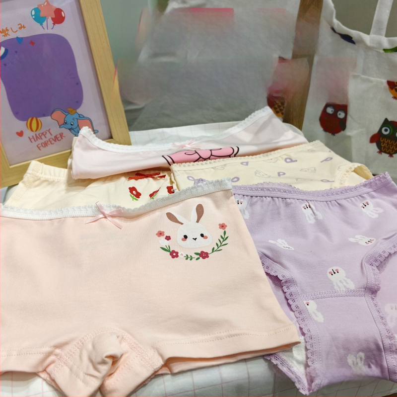 10-komadni set pamučnih gaćica za djevojčice, veći uzrast, sigurnosna kategorija A