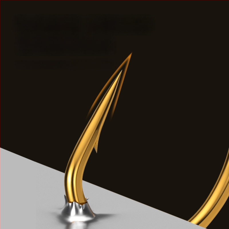 Ručna vezana zlatna ribolovna linija s dvostrukim udicama za natjecateljski ribolov
